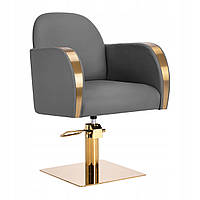 Парикмахерское кресло Gabbiano Malaga золотисто-серый