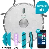 Пылесос Concept Robot Sprzątający Z Mopowaniem 3 W 1 Perfect Clean Laser Uvc Y-Wash Vr3205