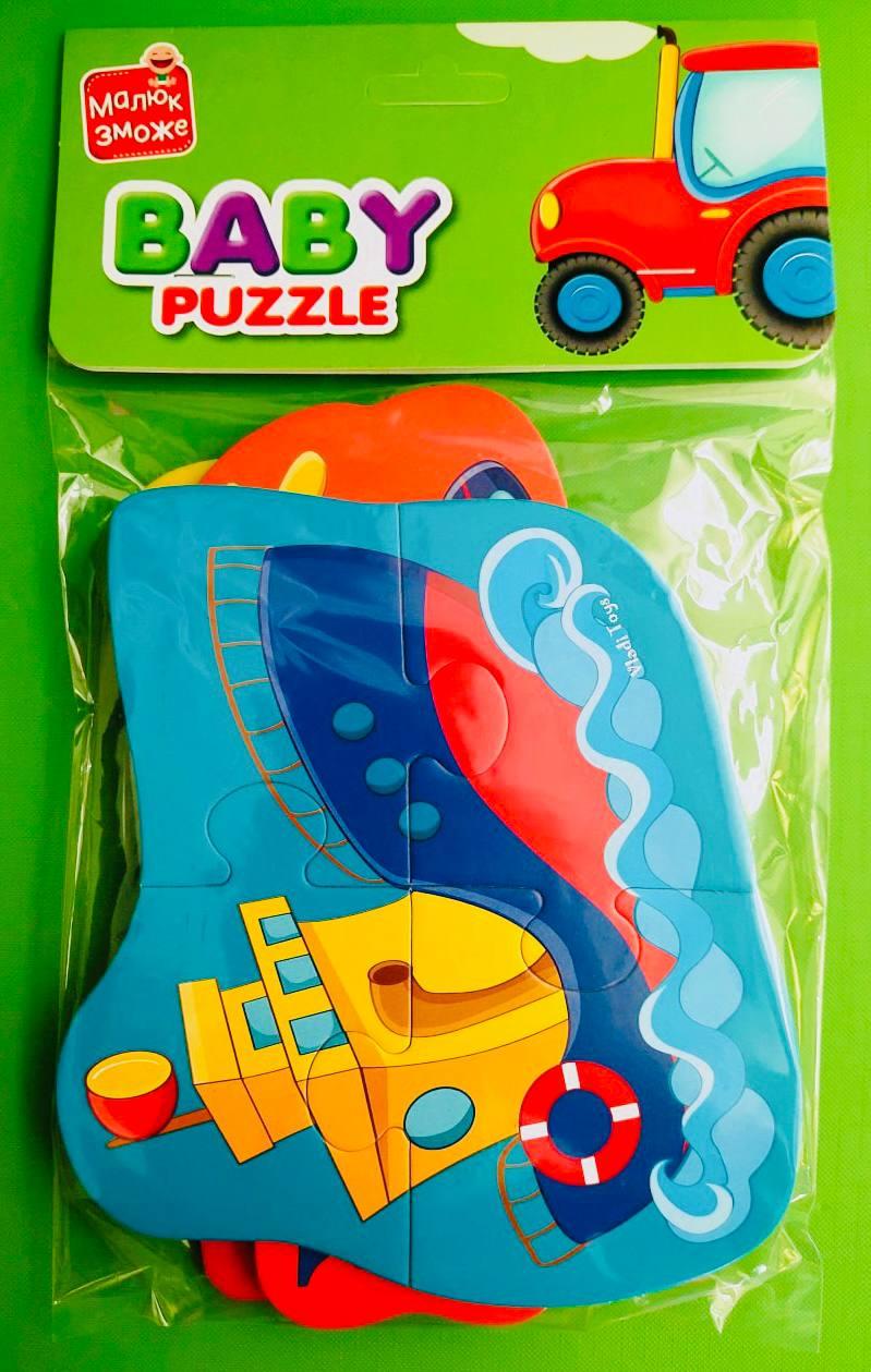 Игра ВладиТойс Пазлы Baby puzzlе (VT1106-96) Транспорт - фото 1 - id-p1883378027