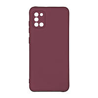 Чехол Silicone Cover Full Camera (A) для Samsung Galaxy A31 Цвет 42.Maroon d