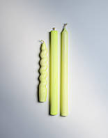 Набор из трех неоновых фигурных свечей Set of 3 Taper Candles