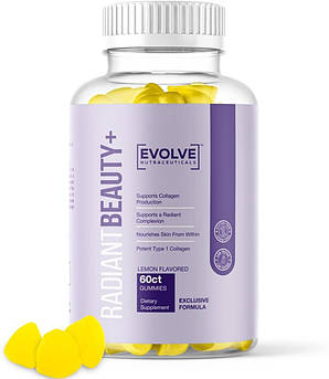 Гідролізований колаген Evolve Nutraceuticals Radiant Beauty+ 60 таблеток