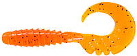 Силікон FishUP Fancy Grub 2" #049 - Orange Pumpkin/Black (10шт/уп) (180646) 1864.04.01