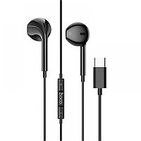 Наушники Hoco M101 Crystal joy wire-controlled digital earphones Type-C Цвет Черный d