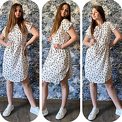 Жіноча сукня софт (р-ри: 46-52) 120-6 (в уп. один колір) вир-во Україна.