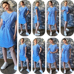 Жіноча сукня софт (р-ри: 46-52) 120-12 (в уп. один колір) вир-во Україна.