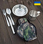 Туристичний набір посуду на 1 особу з кухлем, фото 4