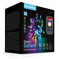Новинка Гирлянда ColorWay Smart LED RGB WiFi+Bluetooth 10M 60LED IP65 (CW-GS-60L10UMC) !