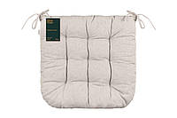 Подушка для стільця Ardesto Oliver, 40х40см, 100% бавовна, нап-ч: 50% холоф, 50% пп, бежевий (ART02OB)