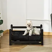 Поднятая кровать для собаки PawHut с подушкой, диван для собаки, кошки, кошки, кровать 65 x 51 x 32 см