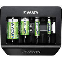 Зарядний пристрій Varta LCD Universal Charger Plus 4хAA/AAA/C/D, 1х9В (57688101401)