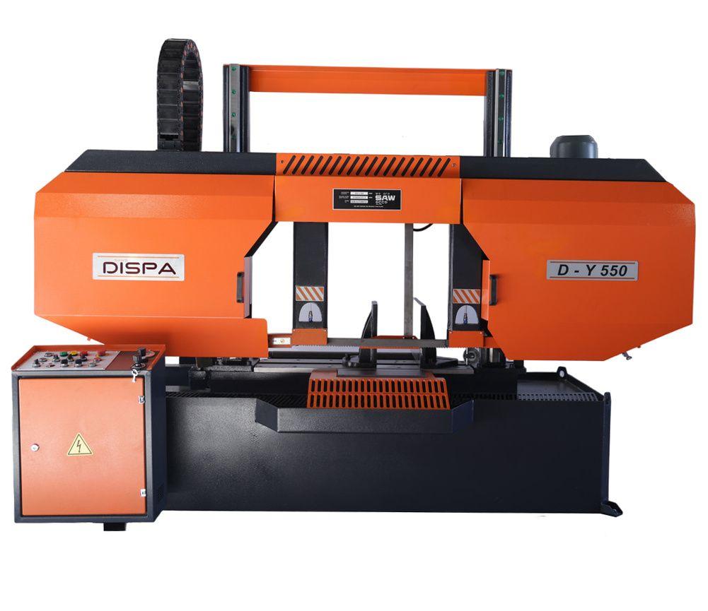 Напівавтоматична двохколонна стрічкова пилка DISPA MAKINA D-Y 550