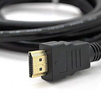 Кабель Ritar PL-HD94 HDMI-HDMI Ultra HD 1080P, 1.5m, v1,4, OD-7.3mm, с фильтром, круглый Black, коннектор