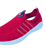 Тканинні червоні кросівки розмір 41, фото 5