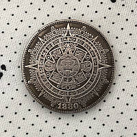 Монета сувенирная доллар США Морган 1880г "Календарь Майя", Коллекция Хобо монет моргана