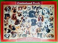 Пазли Castorland, 1500 шт, 151943, Колаж з собаками