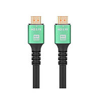 Cable HDMI- HDMI 2.1V 3m 8K 120 fps Цвет Черный p