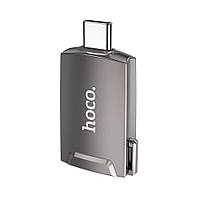 Перехідник Hoco UA19 Easy flow Type-C to HDMI adapter Колір Сiрий p