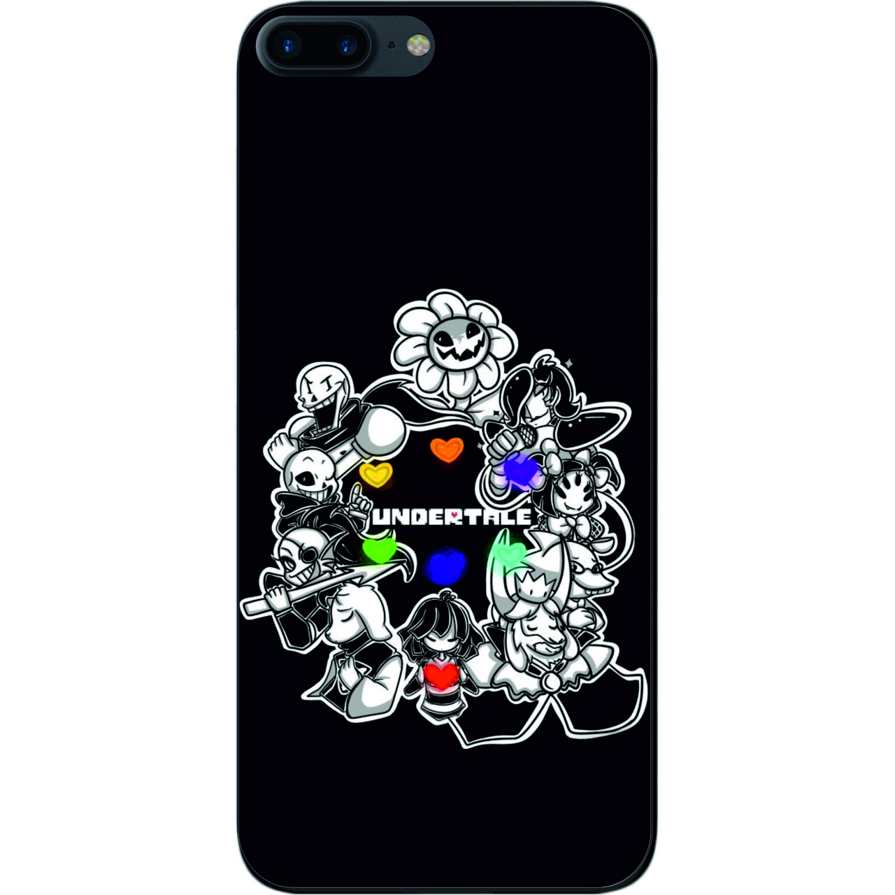 Силіконовий чохол Case для iPhone 8 Plus з картинкою Андертейл
