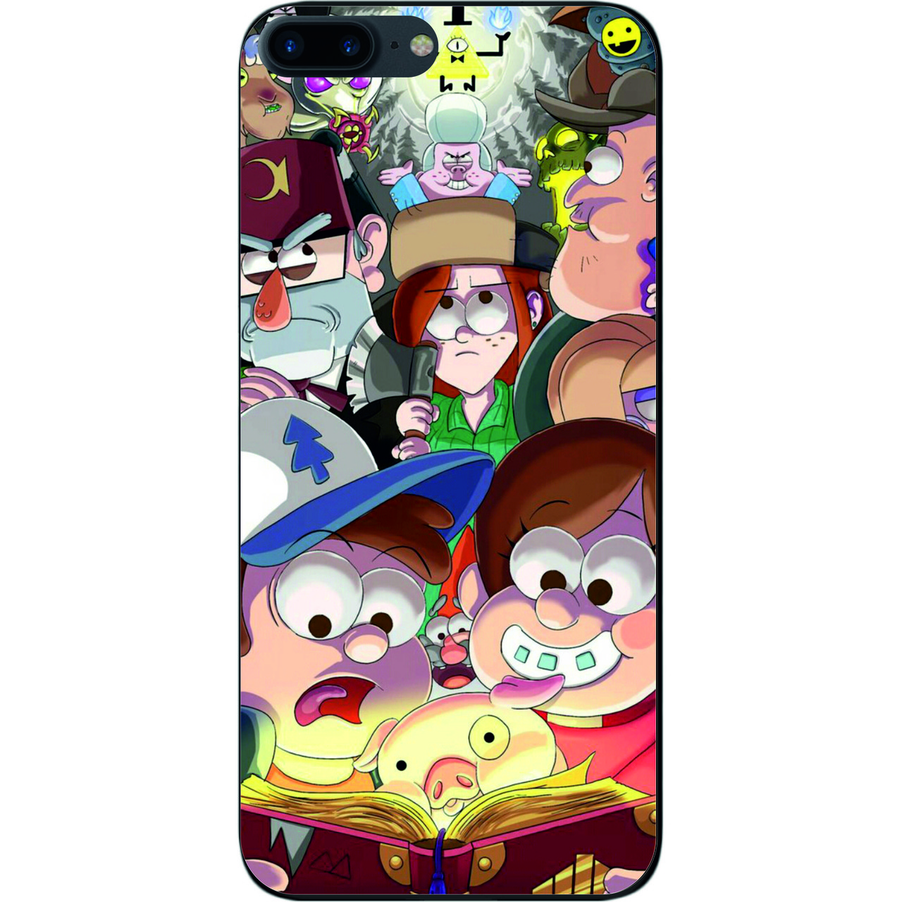 Силіконовий чохол Case для iPhone 8 Plus з картинкою Гравіті Фолз герої