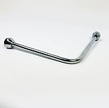 Гнучка підводка мідна хромована кут 90°, 1/2 ВВ, d 10 мм бумеранг FLEXY CHROME 32 см (16+16), фото 3