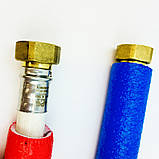 Набір шлангів для котла, водонагрівача 3/4" дієлектричний, металопластиковий Ду20 (2шт) FLEXY RBM, фото 2