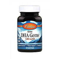 Омега 3 Carlson Labs Elite DHA Gems 1000 mg 30 Soft Gels CAR-16900 z118-2024