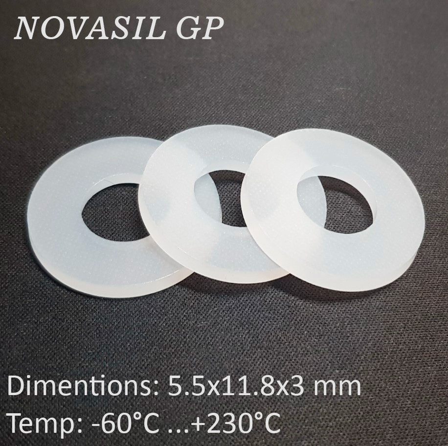 Прокладка силіконова термостійка харчова NOVASIL GP 5.5x11.8x3 mm (1/4 inch), фото 1