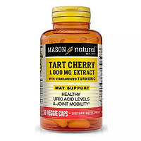 Антиоксидант Mason Natural Tart Cherry 1000 mg Extract With Turmeric 60 Veg Caps z118-2024