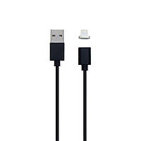 USB Cable Magnetic Clip-On Lightning Цвет Черный p