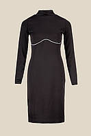 Платье однотонное женское LAWA WTC02358 S Черный (2000990437952)