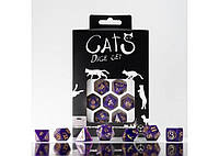 Настольная игра Q-Workshop Набор кубиков Cats Dice Set: Purrito (7 шт.) (SCAT01)