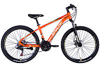 Велосипед алюминий 27.5" SPACE MERCURY AM DD трещотка рама-17" оранжевый 2024 LIKE