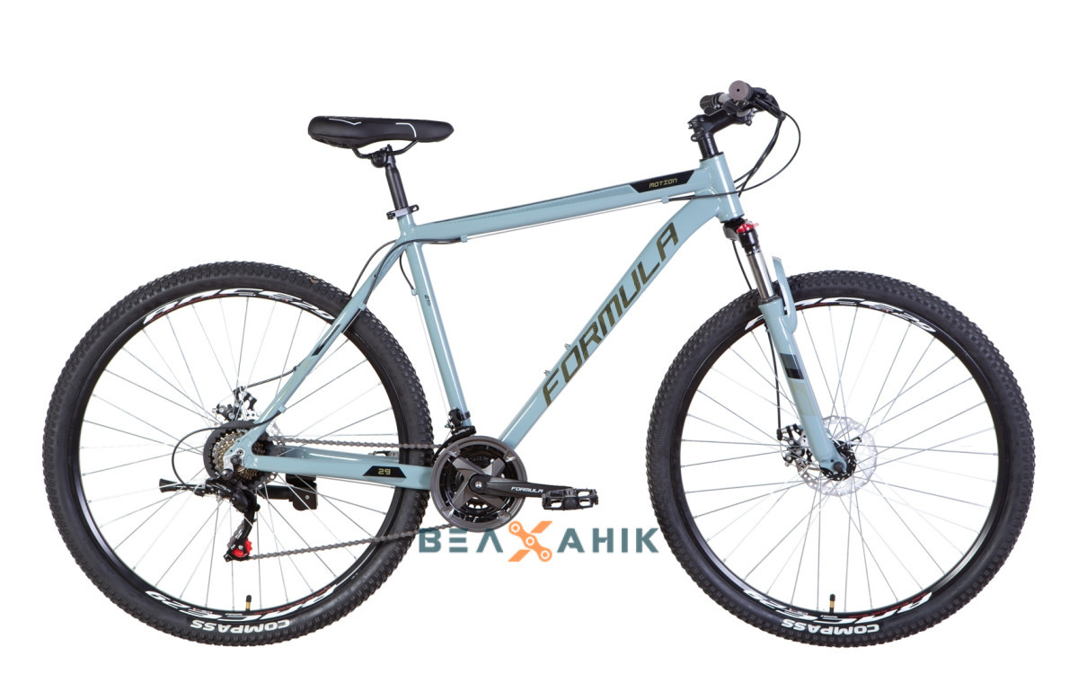 Велосипед 29" Formula MOTION AM DD (рама 17") сірий