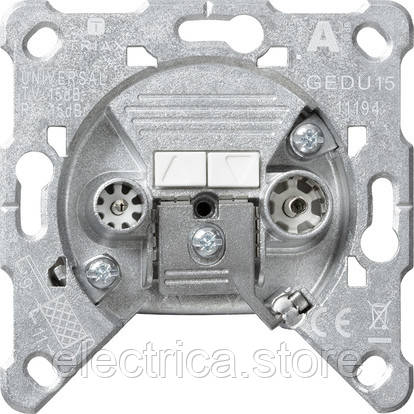 Механізм TV/R розетки прохідна GEDU 15 Gira 004200, фото 1