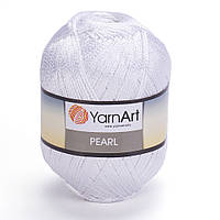 Yarnart Pearl (перл) 106 белый