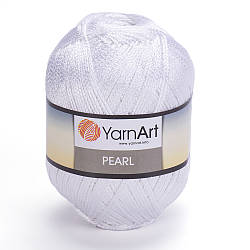 Yarnart Pearl  (перл)  106 білий