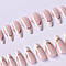 Накладні нігті 24 шт. + клей для нігтів манікюру, форма типс - мигдаль, фото 5