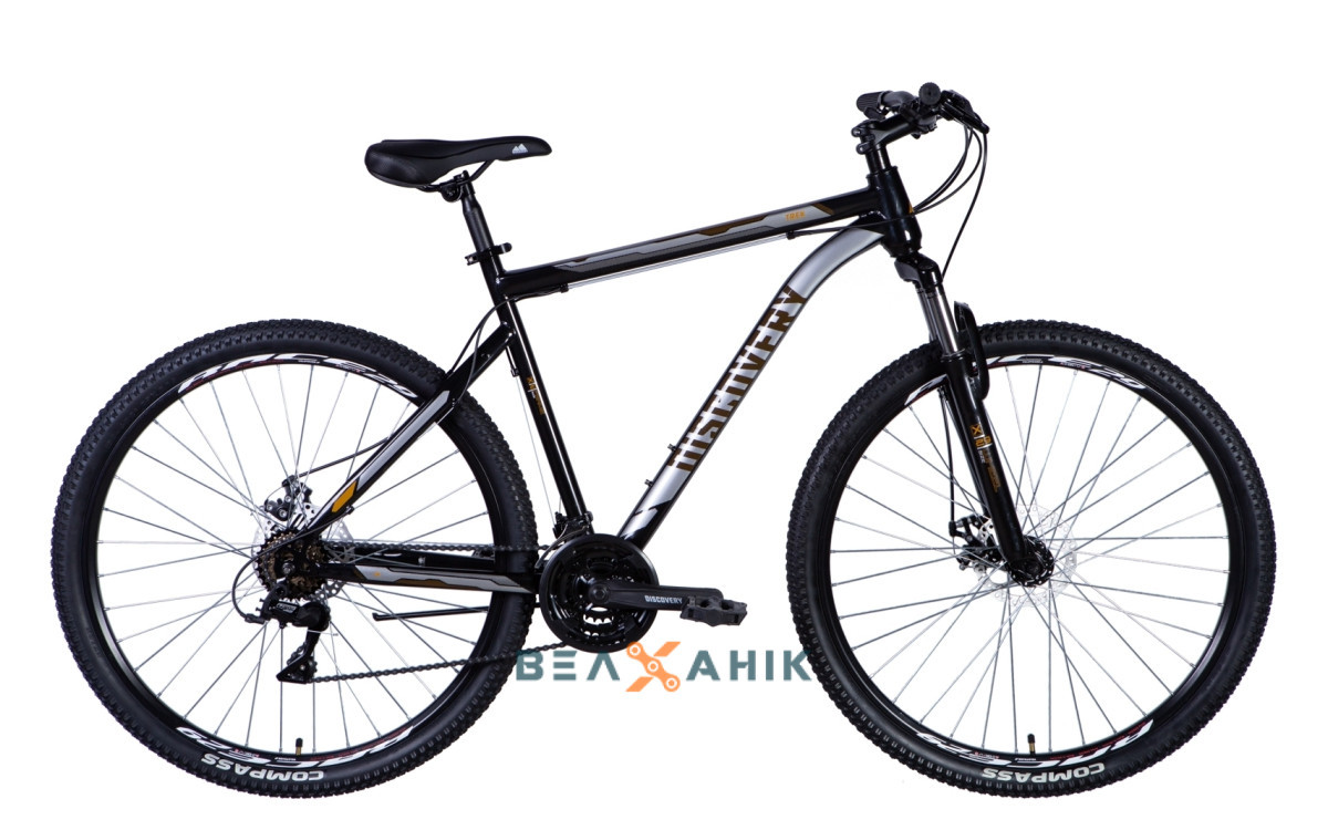 Велосипед 29" Discovery TREK AM DD (рама 21") St чорно-помаранчевий