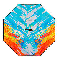 Зонт наоборот Up-Brella Симфония женский 107 см Разноцветный (2907-64782) HUB