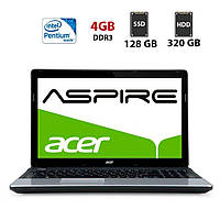 Ноутбук Б-класс Acer Aspire ES1-531 / 15.6" (1366x768) TN / Intel Pentium B960 (2 ядра по 2.2 GHz) / 4 GB DDR3