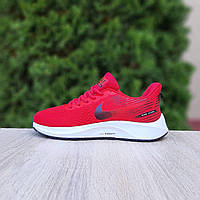 Кроссовки мужские Nike ZOOM Pegasus красные с белым SRV O11245