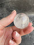 Куля сфера гірський кришталь натуральний сфера куля шар з гірського кришталю 39 мм, фото 3