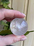Куля сфера гірський кришталь натуральний сфера куля шар з гірського кришталю 39 мм, фото 6