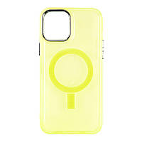 Чехол TPU Lollipop with Magsafe для Iphone 12 Pro Max Цвет Yellow p