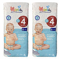 Дитячі підгузки Mamia Premium 4 Maxi (8-14 кг) 100 шт z118-2024