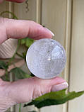 Куля сфера гірський кришталь натуральний сфера куля шар з гірського кришталю 37 мм, фото 7