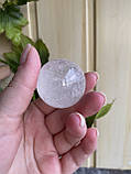 Куля сфера гірський кришталь натуральний сфера куля шар з гірського кришталю 37 мм, фото 6