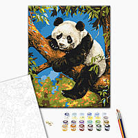 Картина по номерам "Ленивая панда", "BS53982", 40x50 см