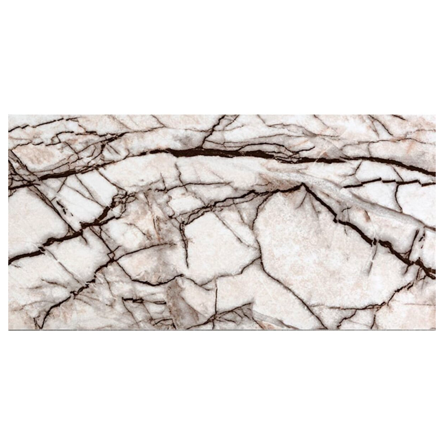 Самоклеюча вінілова плитка для стін мармурова 60х30 см, вінілові панелі самоклейка (СВП-108) Глянець, фото 1